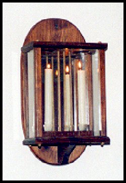 Two Candle Wall Mount Lantern